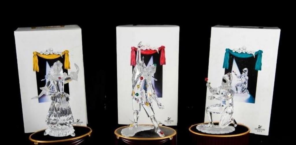 Swarovski Jaarstukken Pierrots 1991-1993, Ophalen
