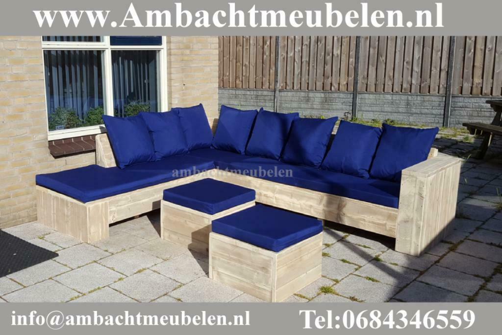 steigerhouten Hoekbank Loungeset Tuinbank SHOWROOM OPEN !!!, Tuin en Terras, Verzenden, Bank, Steigerhout, Nieuw