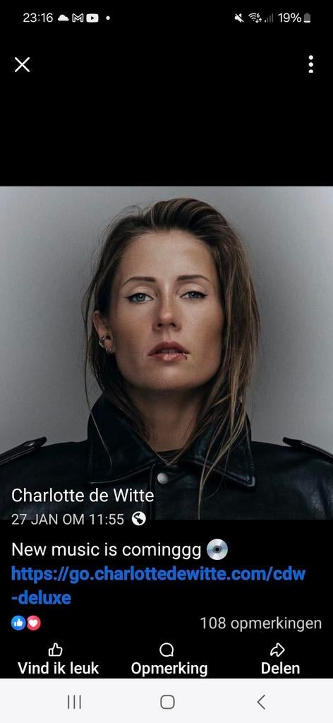 Tickets Charlotte de Witt 2x 6 februari 2026, Tickets en Kaartjes, Twee personen, Februari