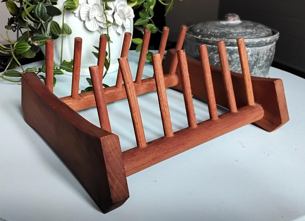 Houten bordenrek (zonder borden), Ophalen of Verzenden, Gebruikt