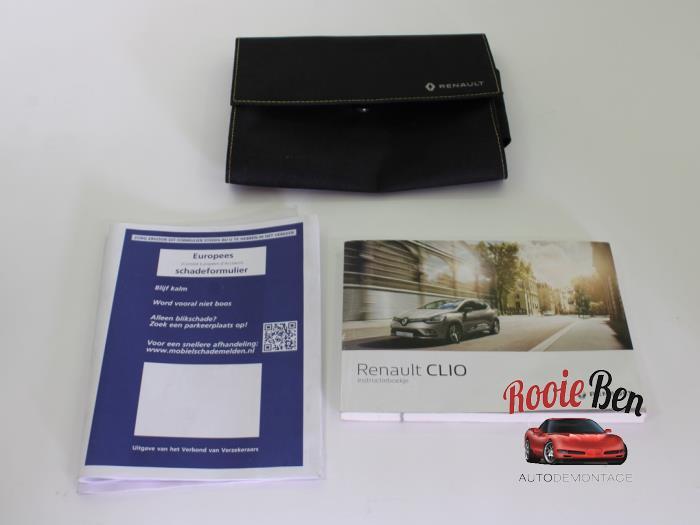 Instructie Boekje van een Renault Clio, Gebruikt, -, Renault, -