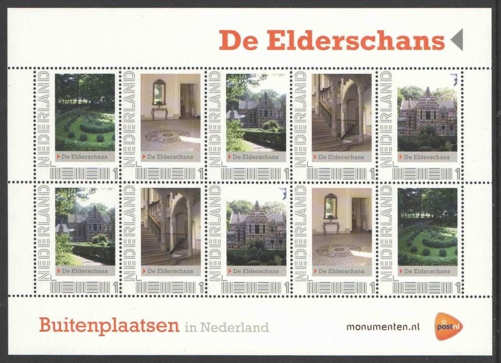 Postzegels Buitenplaatsen in Nederland: De Elderschans, Ophalen of Verzenden, Na 1940, Postfris