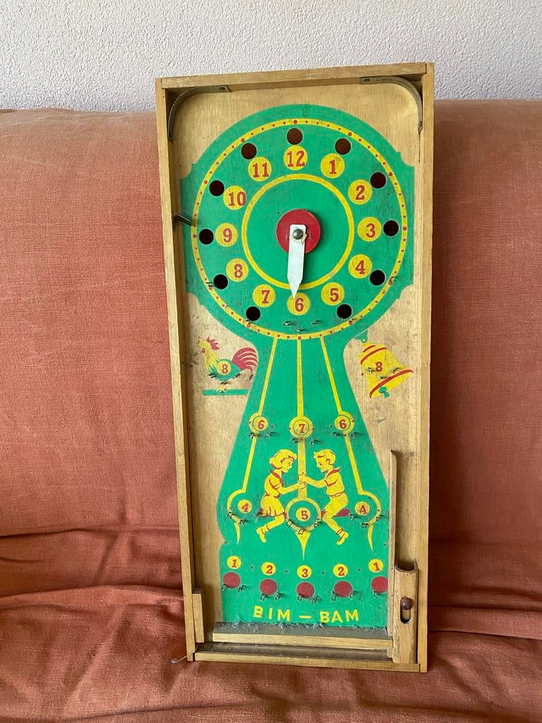 Vintage flipperkast hout, Antiek en Kunst, Ophalen of Verzenden