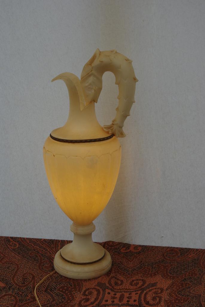Karaf marmeren lamp, Antiek en Kunst, Antiek | Lampen, Ophalen of Verzenden