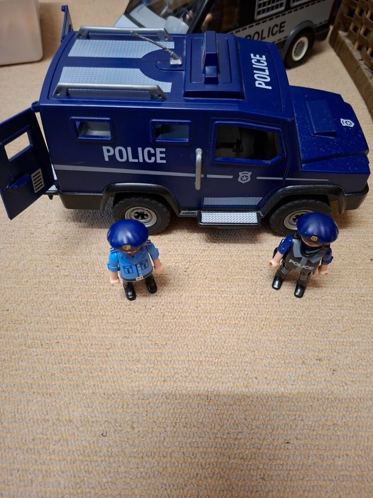 Playmobil Politie SWAT Voertuig met Figuren, Kinderen en Baby's, Speelgoed | Playmobil, Ophalen of Verzenden, Zo goed als nieuw