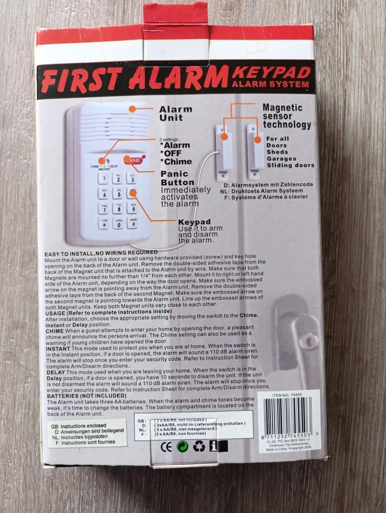 alarm, Ophalen