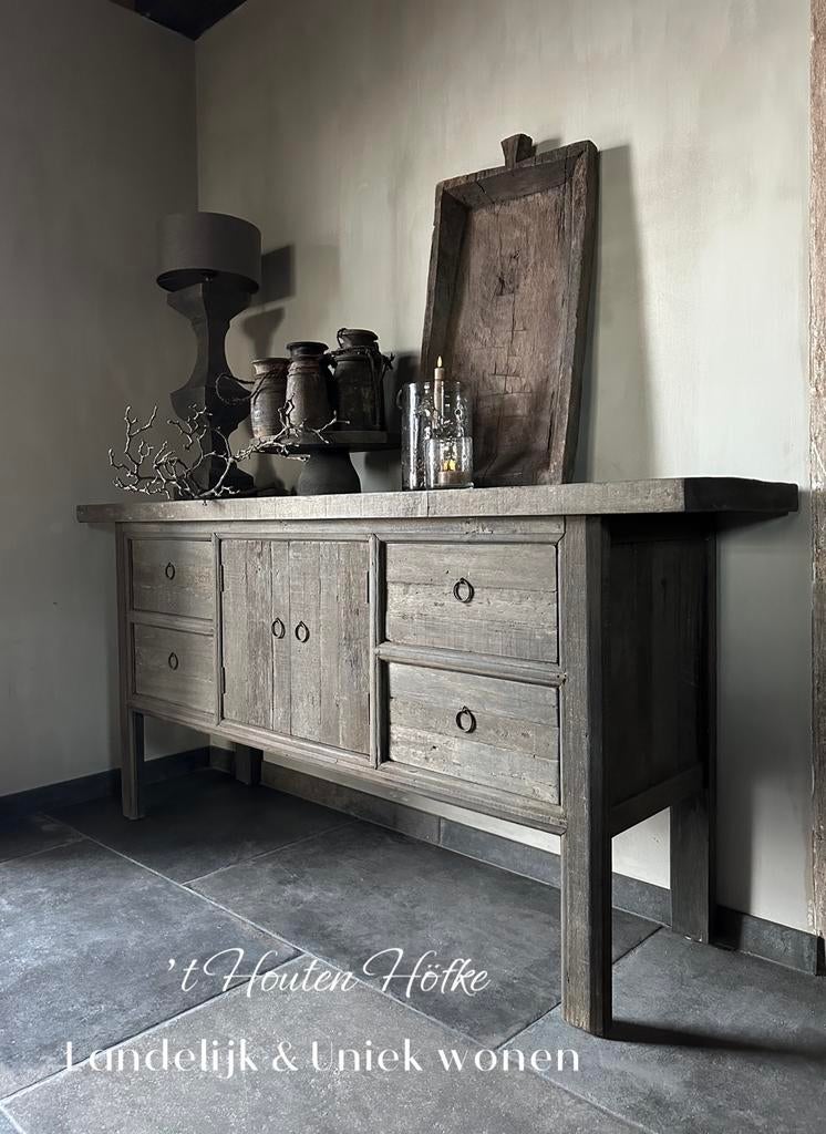 Dressoir Driftwood, Ophalen of Verzenden, Nieuw, 25 tot 50 cm, 150 tot 200 cm