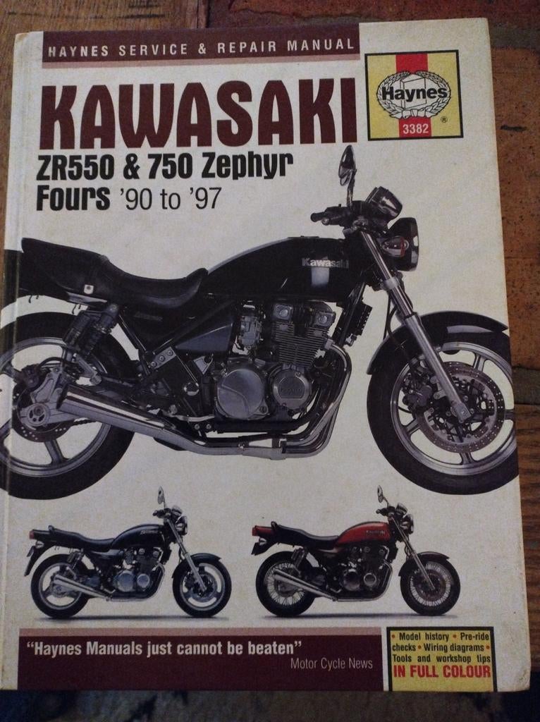 Kawasaki ZR550 & 750 Zephyr Haynes Reparatiehandleiding, Ophalen of Verzenden, Gelezen, Haynes, Merk of Model