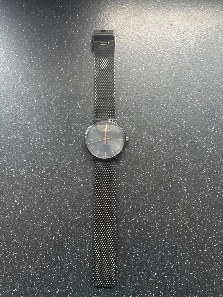 Elegante Calvin Klein Dameshorloge, Sieraden, Tassen en Uiterlijk, Horloges | Dames, Overige merken, Staal, Polshorloge, Ophalen of Verzenden