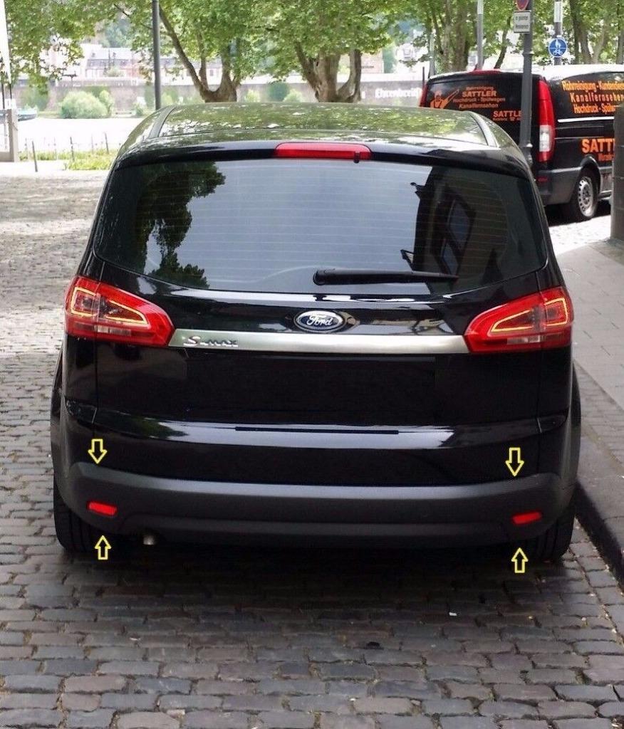 FORD S-MAX FACELIFT 2010- bumper achterzijde, Ophalen, Gebruikt, Ford, Achter