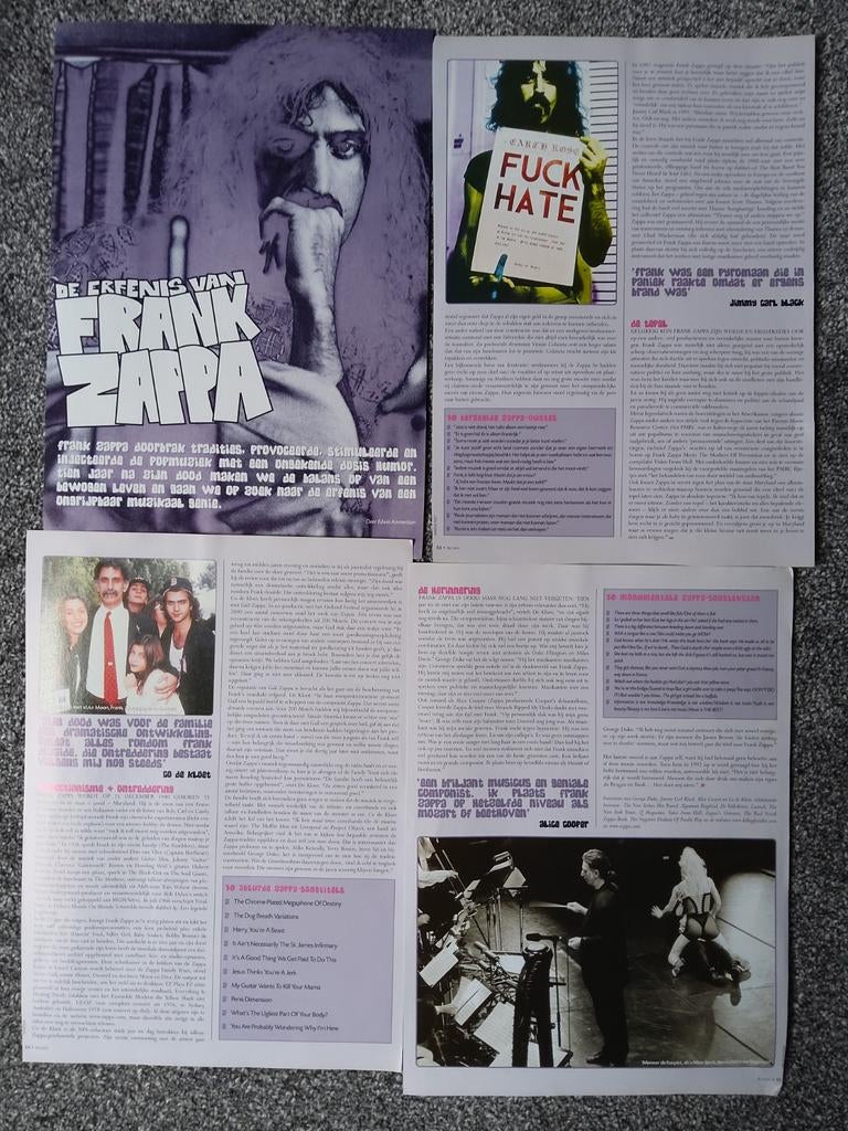 Frank Zappa:  De muzikale erfenis, Ophalen of Verzenden, Zo goed als nieuw, Boek, Tijdschrift of Artikel