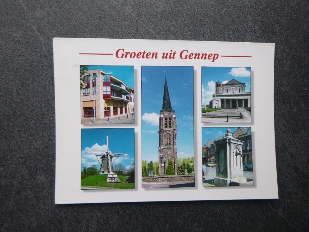 Gennep, kerk/molen, Verzenden, 1980 tot heden, Gelopen, Limburg