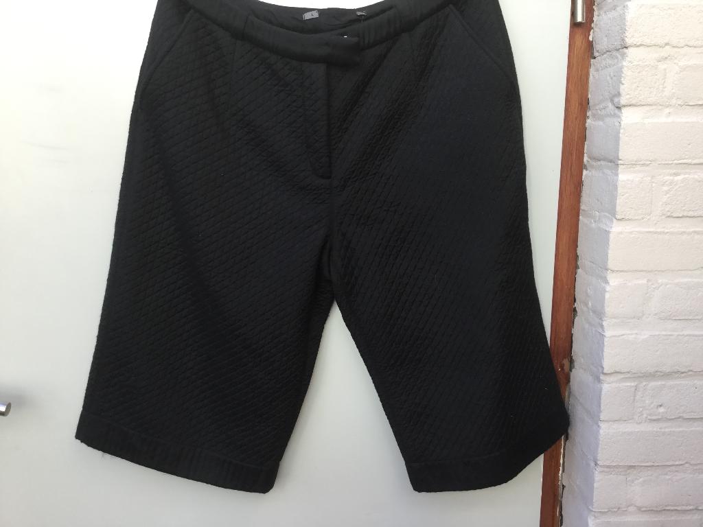Cora kemperman bermuda/korte/broek maat S, Maat 38/40 (M), Cora kemperman bermuda/korte/broek maat S, Zwart, Nieuw