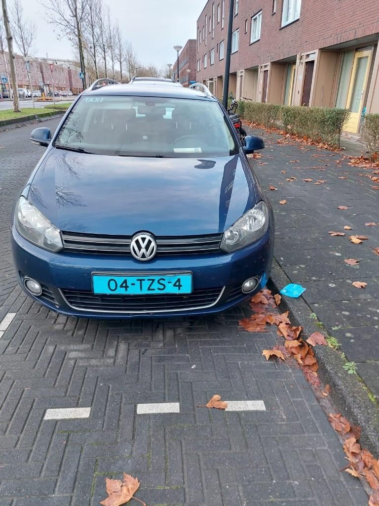 taxi klaar Volkswagen Golf 1.2 TSI 77KW Variant DSG, Auto's, Stof, 700 kg, Blauw, Origineel Nederlands