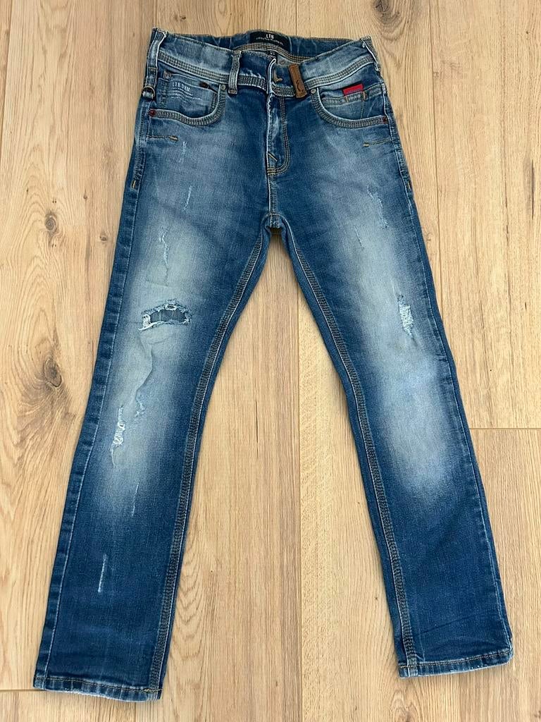 Stoere LTB jeans spijkerbroek blauw maat 140 / 146, Ophalen of Verzenden, Zo goed als nieuw, Jongen, Broek