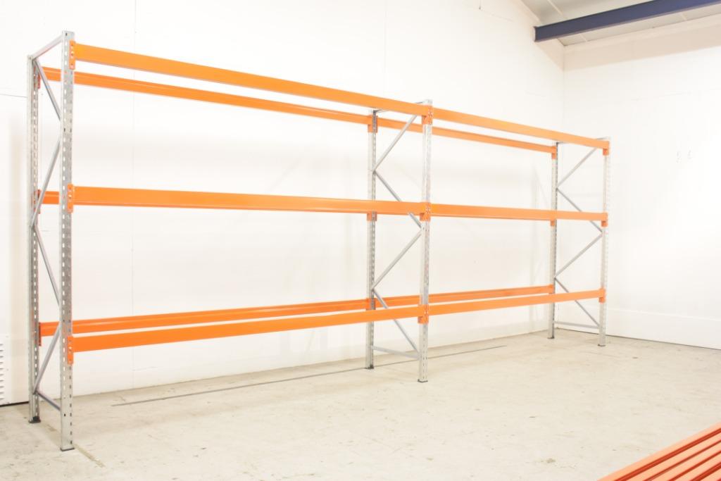 Stelling Grootvakstelling magazijn stelling set 5,58 mtr., Ophalen