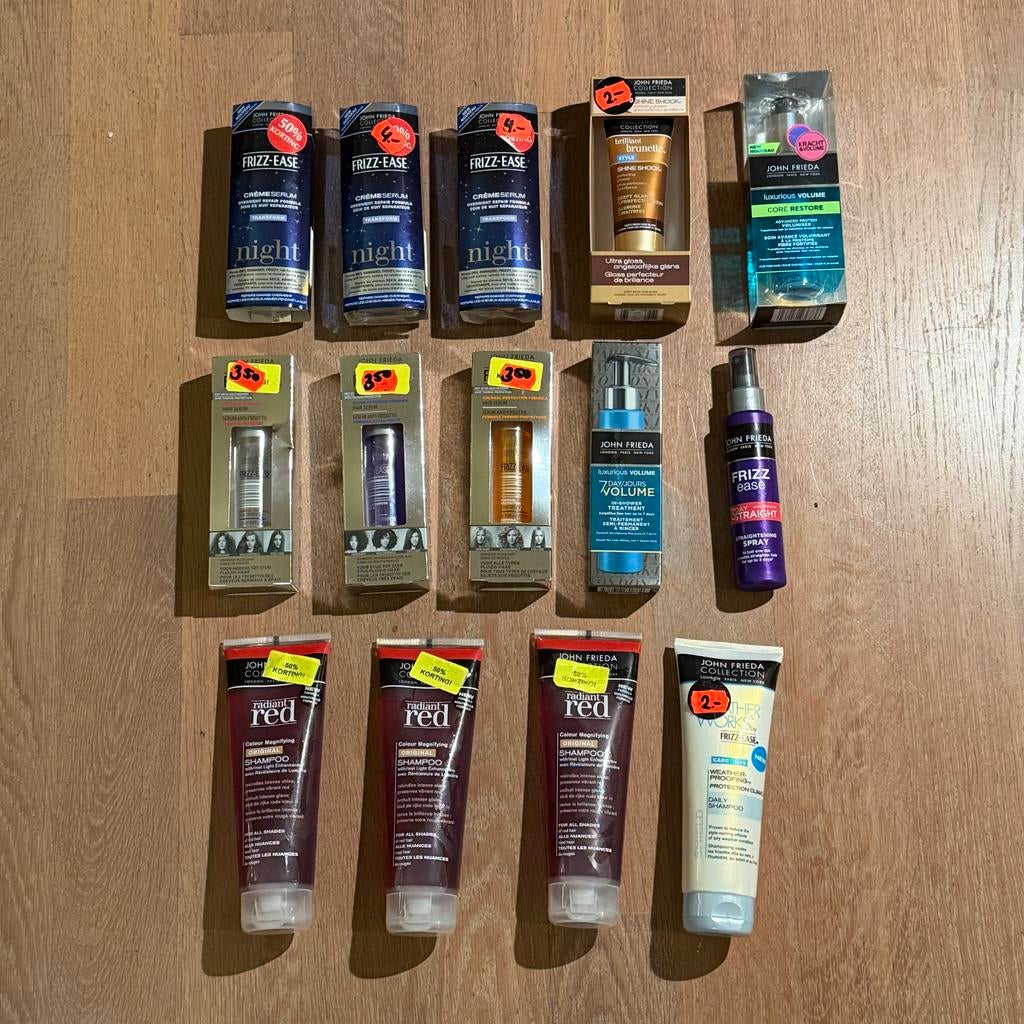 John Frieda Haarverzorgingsproducten - Diverse types, Ophalen of Verzenden, Nieuw, Shampoo of Conditioner