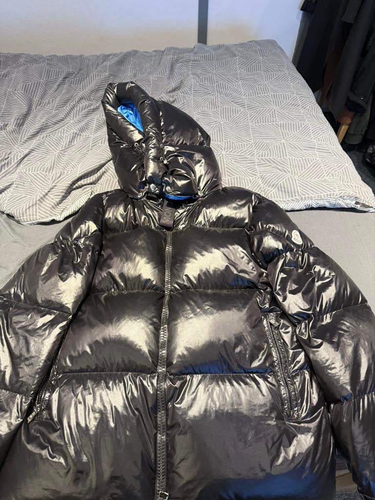 Moncler jas, Kleding | Heren, Jassen | Winter, Zo goed als nieuw, Maat 48/50 (M), Zwart, Ophalen