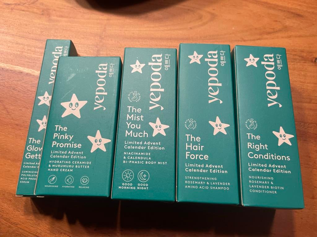 Yepoda koreaanse skincare Adventskalender Producten - Nieuw, Sieraden, Tassen en Uiterlijk, Uiterlijk | Cosmetica en Make-up, Overige kleuren