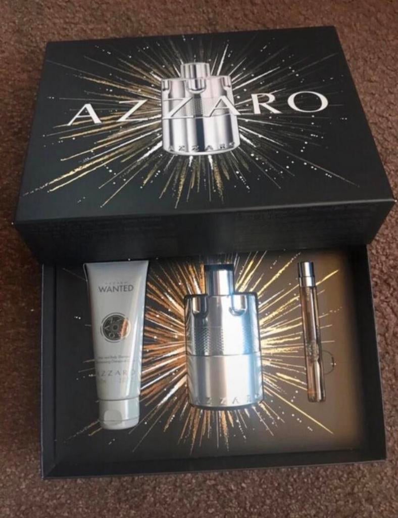 Azzaro wanted 100ml edp, 10ml edp en 75ml and body shampoo, Sieraden, Tassen en Uiterlijk, Uiterlijk | Parfum, Ophalen of Verzenden