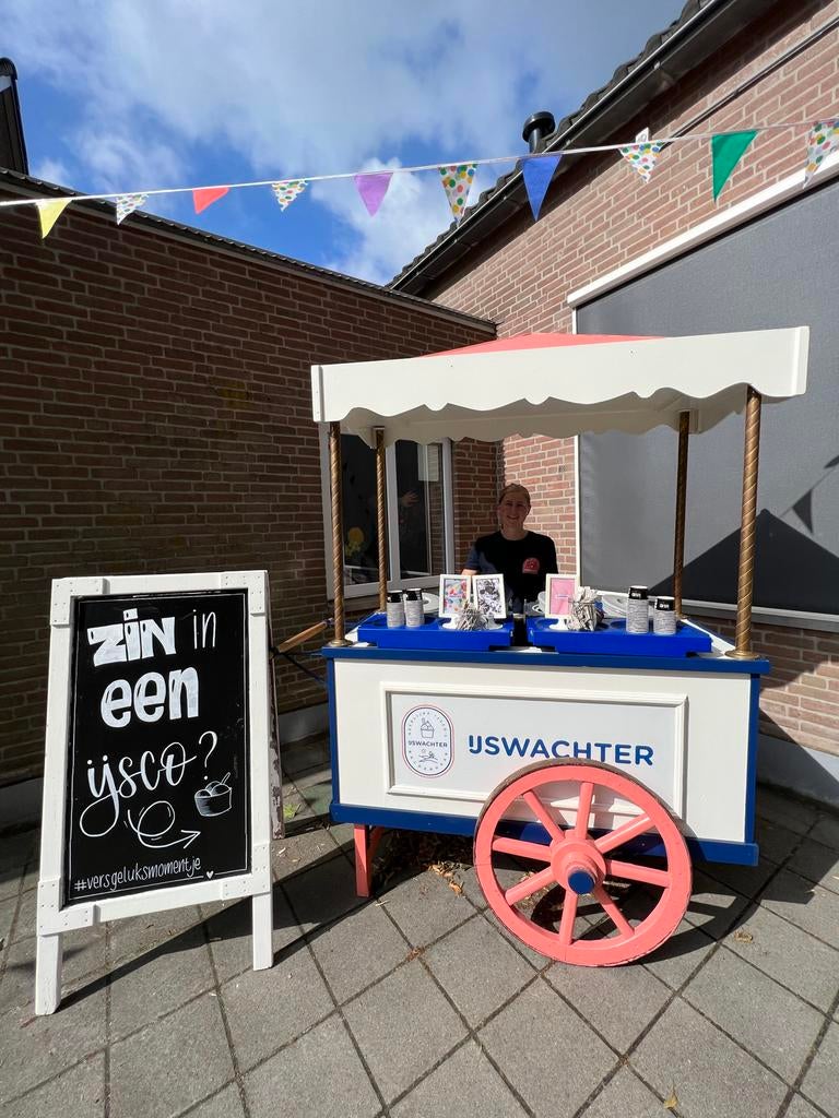 Professionele ijscokar met IFI Gelato Coolbox voor 28L ijs!, Vrieskist, Gebruikt, 160 cm of meer, Energieklasse A of zuiniger