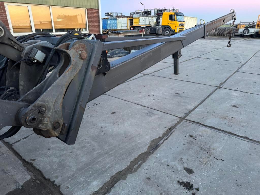 Hijsmast shovel, Ophalen