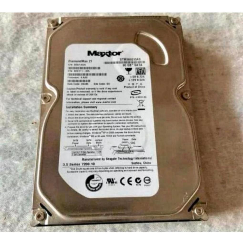 Maxtor Diamond Max 21 STM380215AS Series 3.5" 80GB SATA 80, Ophalen of Verzenden, Zo goed als nieuw, H, H