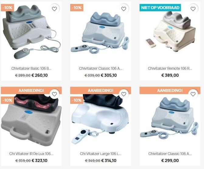 Chi Machine massage apparaar chi beweging, Verzenden, Nieuw, Apparaat