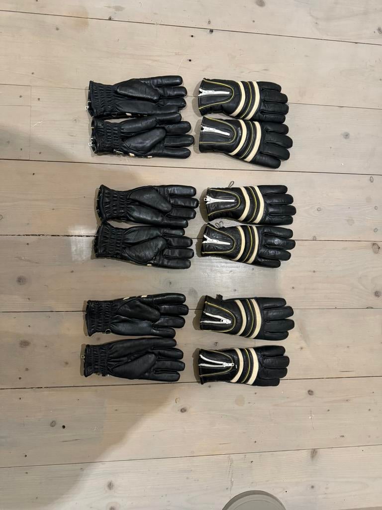 Leren motor handschoenen, Motoren, Ophalen of Verzenden, Nieuw zonder kaartje, Heren, Handschoenen