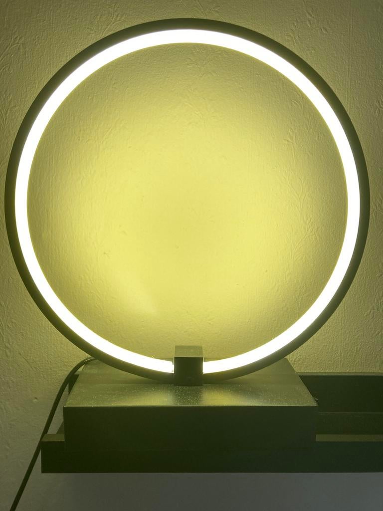 Ringlamp tafellamp, Ophalen of Verzenden, Zo goed als nieuw, Overige fittingen, Led-lamp