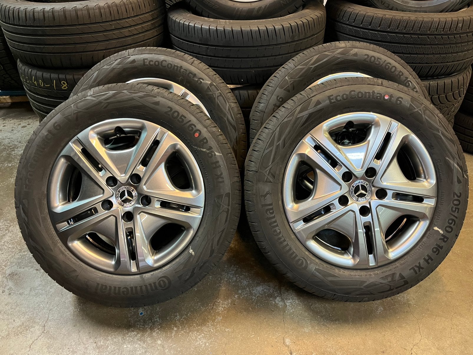 MERCEDES CITAN VELGEN 16 INCH 5x114.3 + CONTI BANDEN + TPMS, Auto-onderdelen, Ophalen, 16 inch, Banden en Velgen, Nieuw
