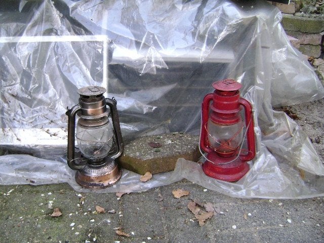 2 petrolium lantaarns, Ophalen of Verzenden, Overige typen