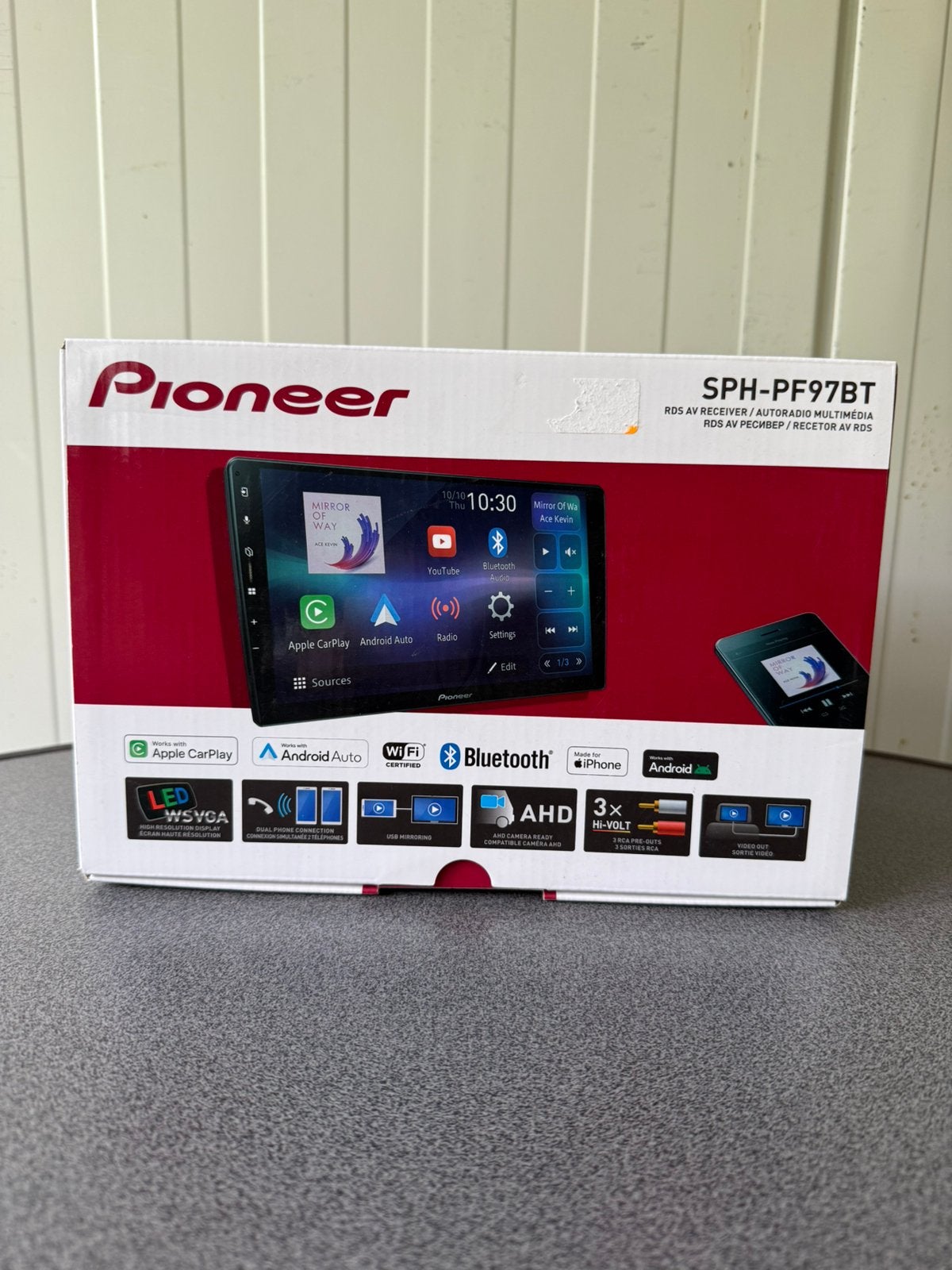 Pioneer SPH-PF97BT 9" 2-DIN multimedia speler Apple Carplay, Ophalen of Verzenden, Zo goed als nieuw