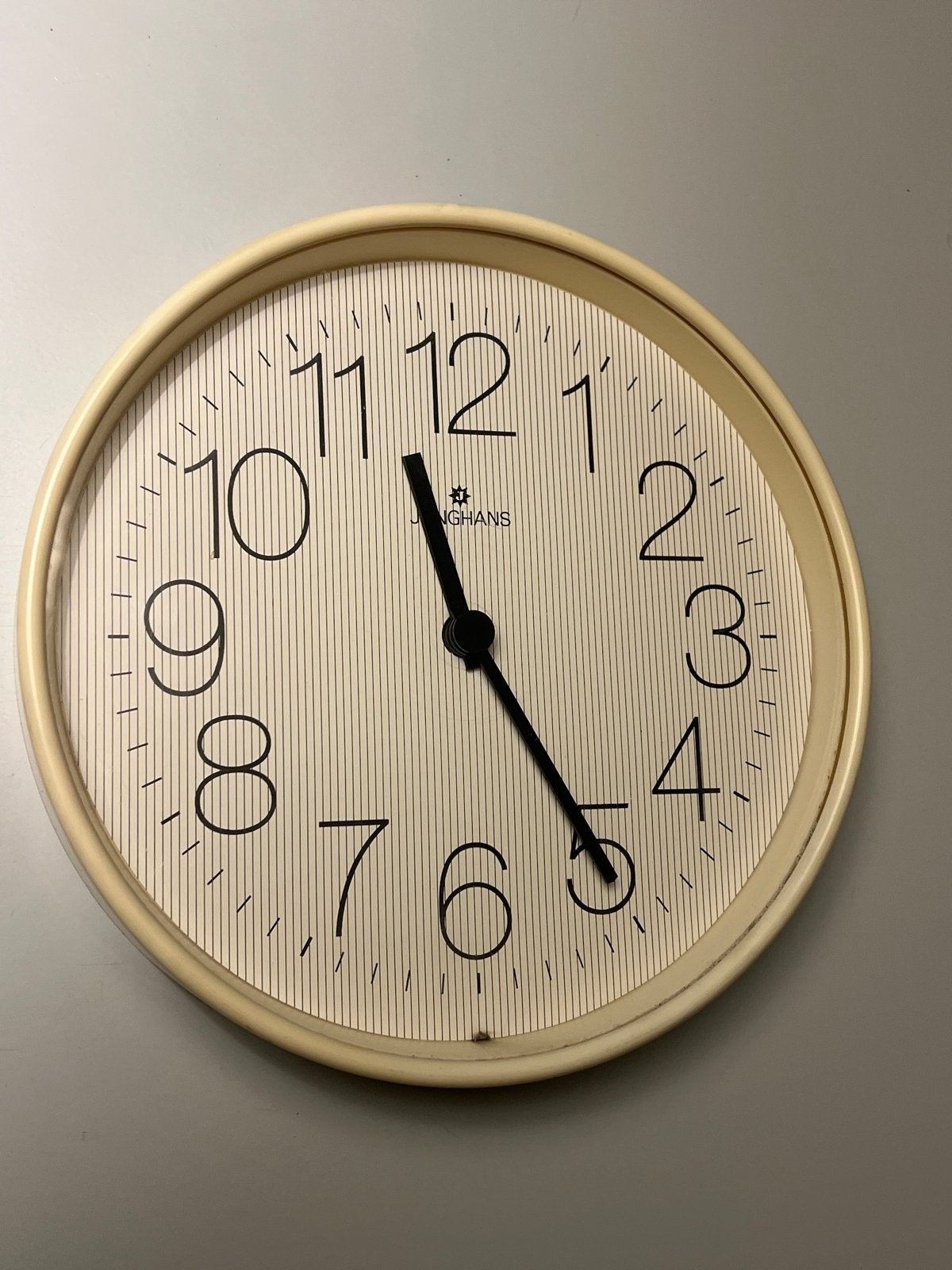 Retro Junghans wandklok - Goede en werkende staat, Ophalen of Verzenden