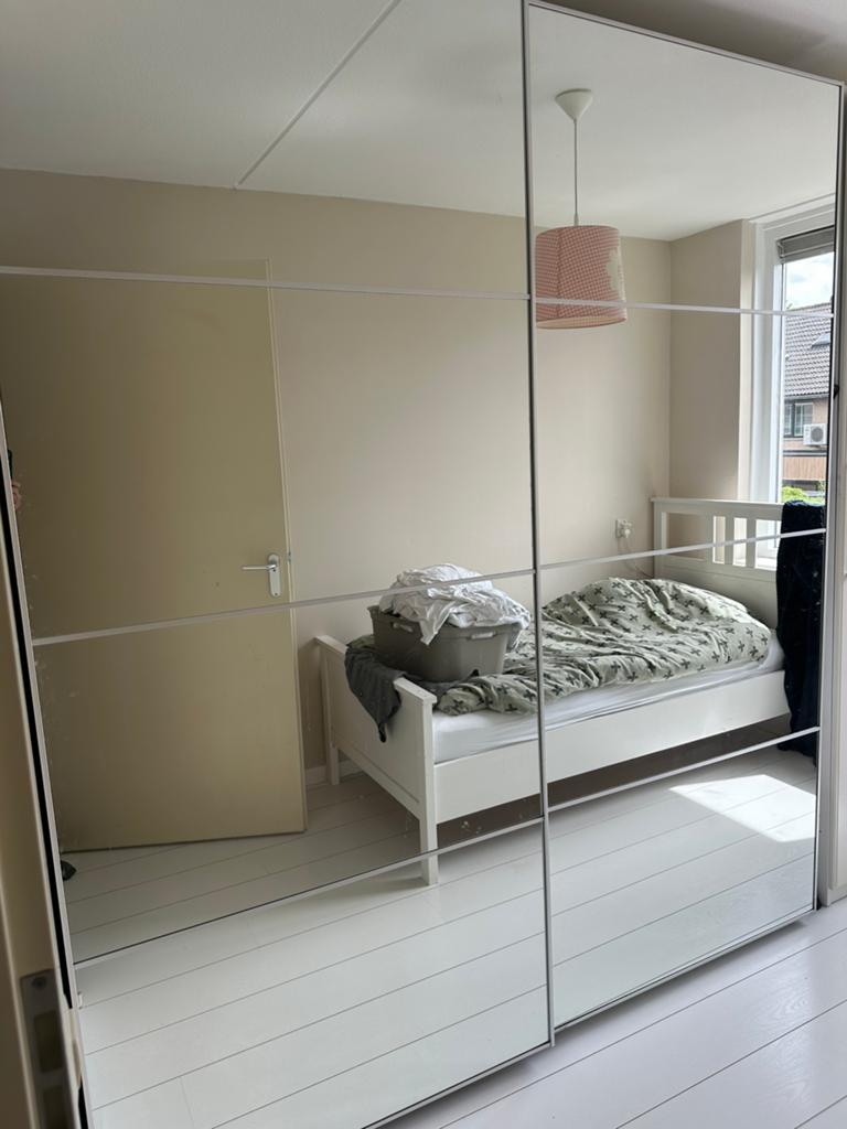 Ikea pax schuifdeuren met spiegel deuren, Ophalen of Verzenden, 50 tot 75 cm, 150 tot 200 cm, 200 cm of meer