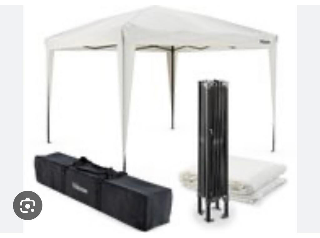 Partytent 3x3 met zijwanden, Ophalen, Opvouwbaar, Partytent, Minder dan 4 meter