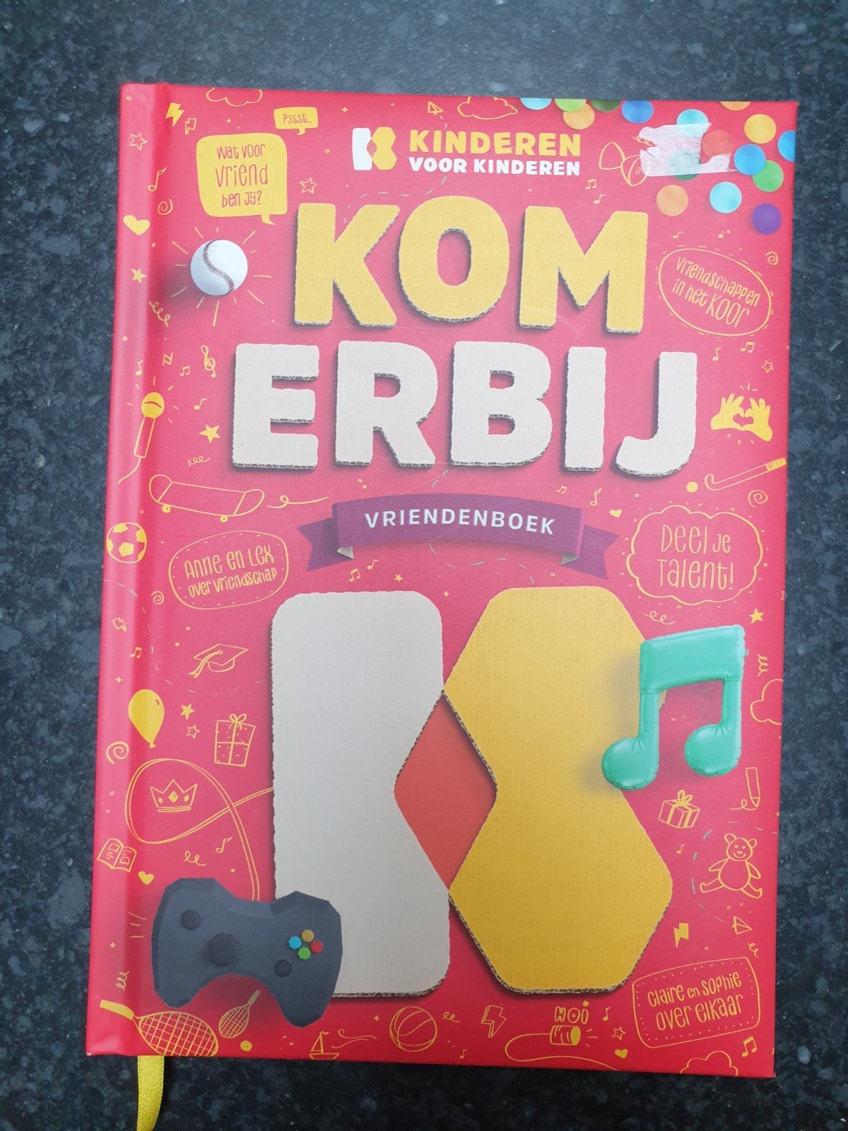 Kom Erbij! Vriendenboek - Kinderen voor Kinderen, Boeken, Kinderboeken | Jeugd | onder 10 jaar, Ophalen of Verzenden, Zo goed als nieuw