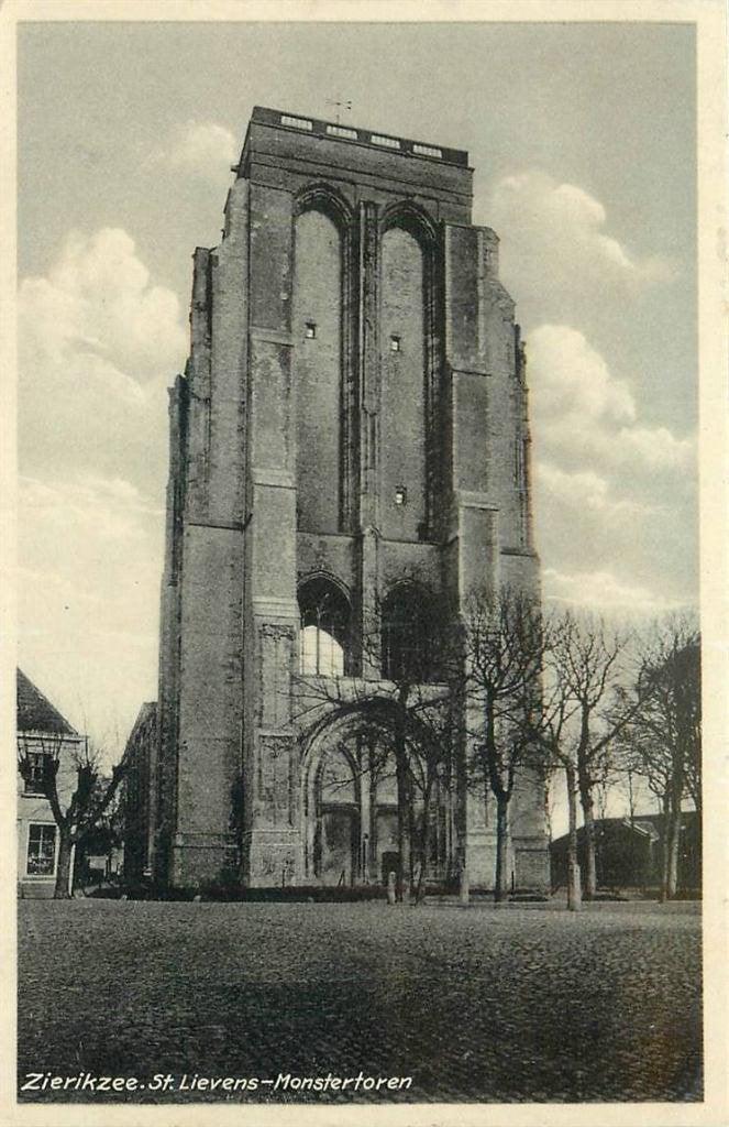388-441-003 Zierikzee St Lievens Monstertoren, Verzenden, Voor 1920, Zeeland