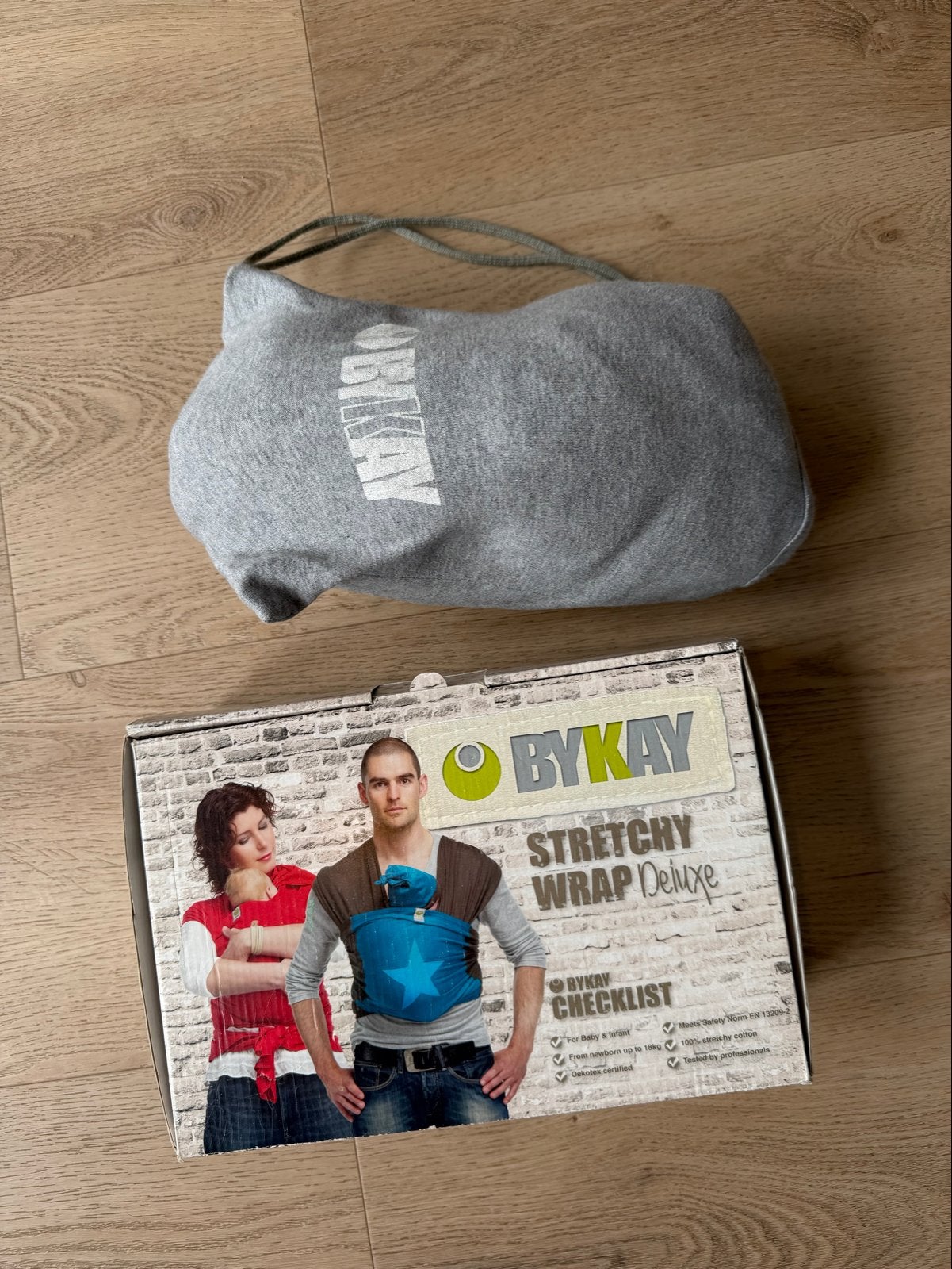 ByKay Stretchy Wrap Deluxe - Draagdoek, Overige merken, Draagdoek, Ophalen of Verzenden, Zo goed als nieuw
