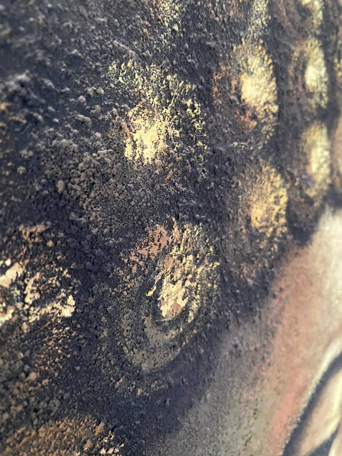 Groot Boeddha Schilderij Reliëf 102x132 cm – Thailand, Ophalen