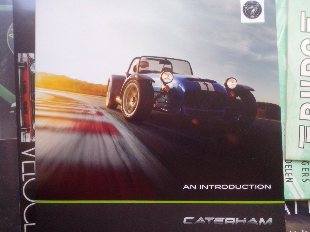 2x Caterham folders brochures Self Assembly + Introduction, Ophalen of Verzenden, Zo goed als nieuw, Overige merken