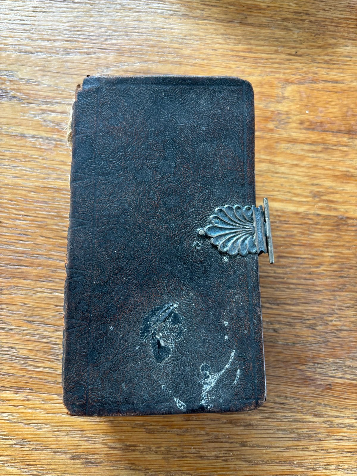 Antieke Statenbijbel 1846 met slotje - Nederlandsche Bijbel-, Ophalen of Verzenden