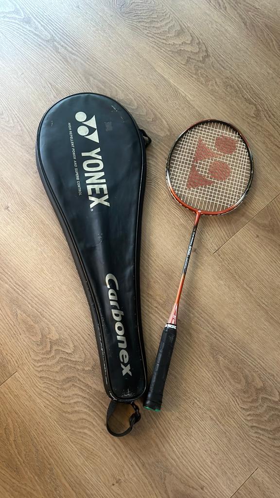 Yonex badminton racket, Sport en Fitness, Badminton, Ophalen of Verzenden, Gebruikt, Racket(s)