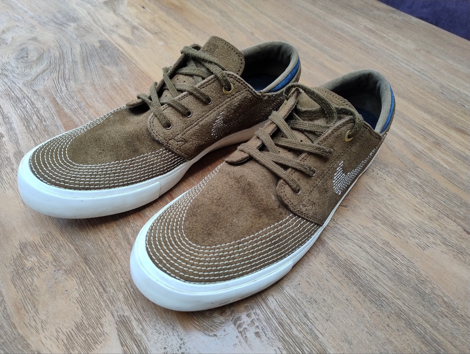 Nike Janoski Sneakers - Bruin Suede, Bruin, Nike, Ophalen of Verzenden, Sneakers of Gympen