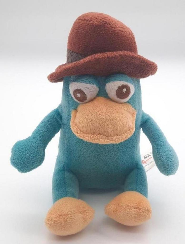 Disney Phineas & Ferb Perry knuffel ca. 17cm hoog, Ophalen of Verzenden, Overige figuren, Gebruikt, Knuffel