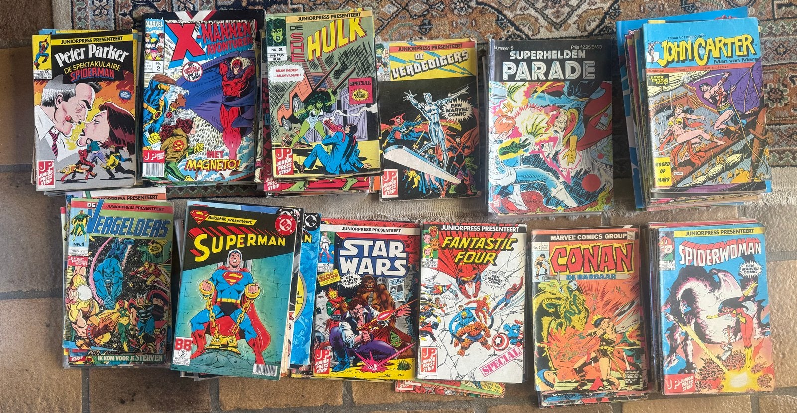 Grote collectie Junior Press strip - 139 comics, Boeken, Strips | Comics, Europa, Meerdere comics, Ophalen, Gelezen