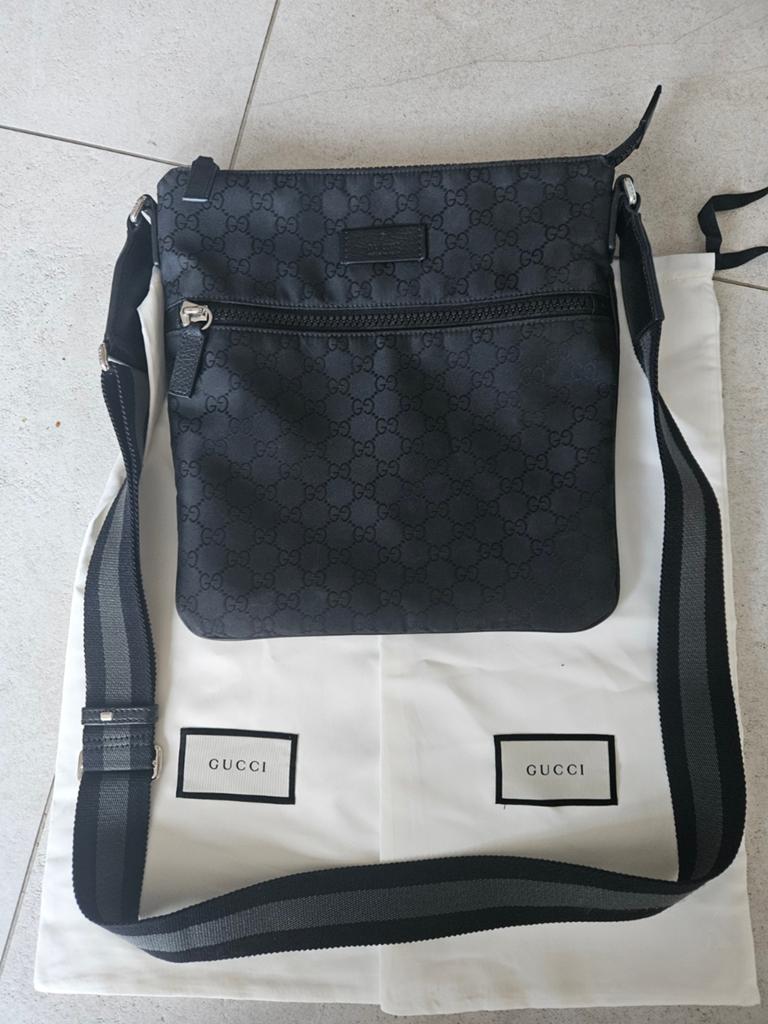Gucci messenger bag, Ophalen, Zwart
