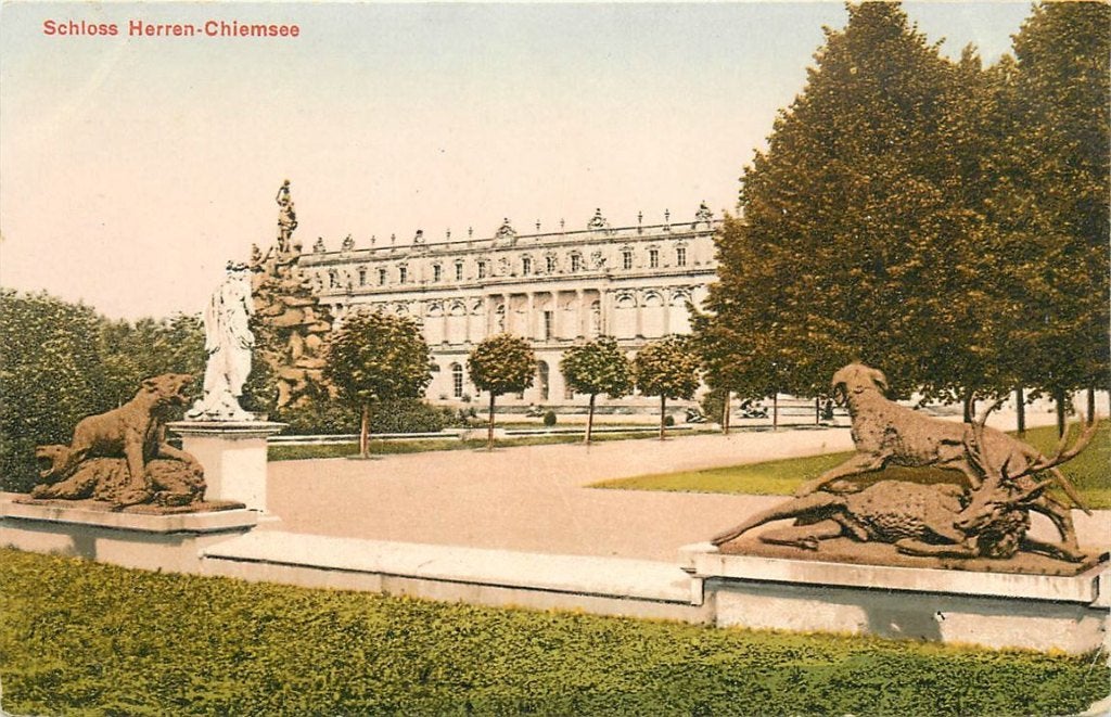 701-406-035 Schloss Herren Chiemsee, Verzenden, Voor 1920, Duitsland