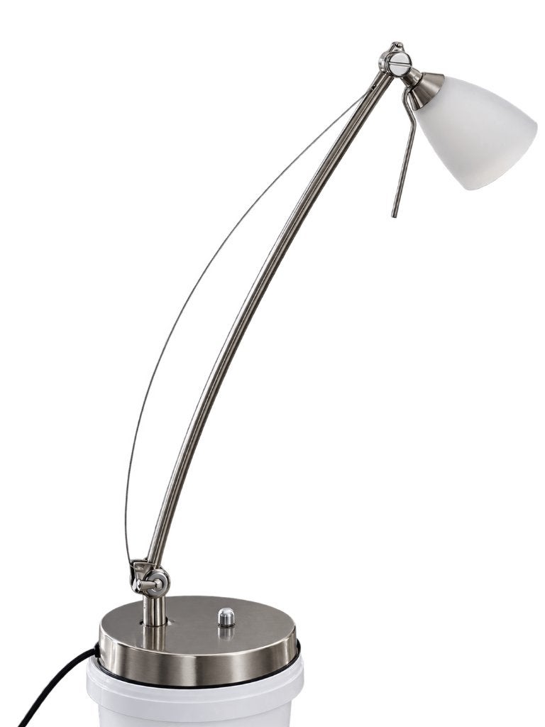Halogeen Bureaulamp, Overige merken, Gebruikt, Grijs, Overige fittingen