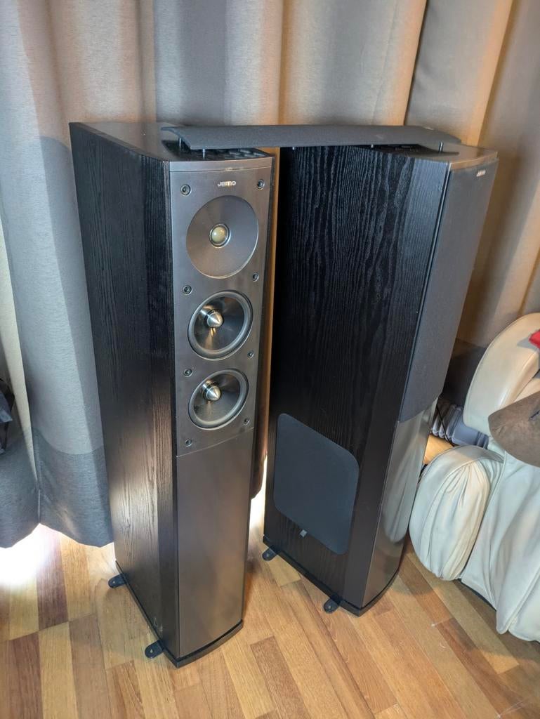Jamo S606 Stereo towers, Audio, Tv en Foto, Luidsprekers, Ophalen, Gebruikt, 120 watt of meer, Front, Rear of Stereo speakers